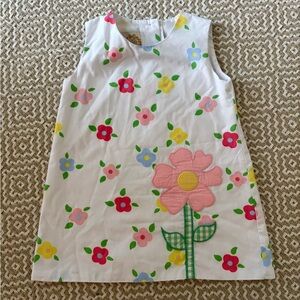 The Beaufort Bonnet Company Floral Dress with flower appliqué